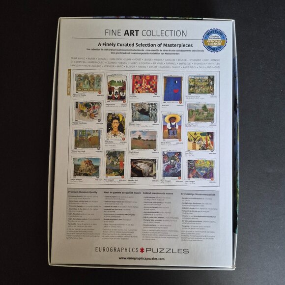 1000 Piece "Irises" Jigsaw Puzzle - Picture 3 of 3